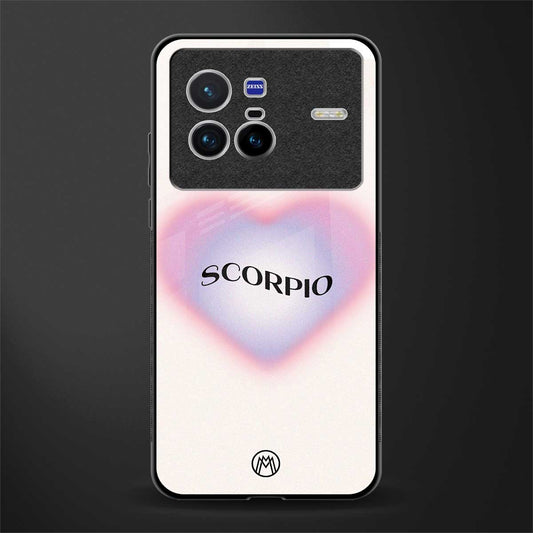 scorpio minimalistic glass case for vivo x80 image