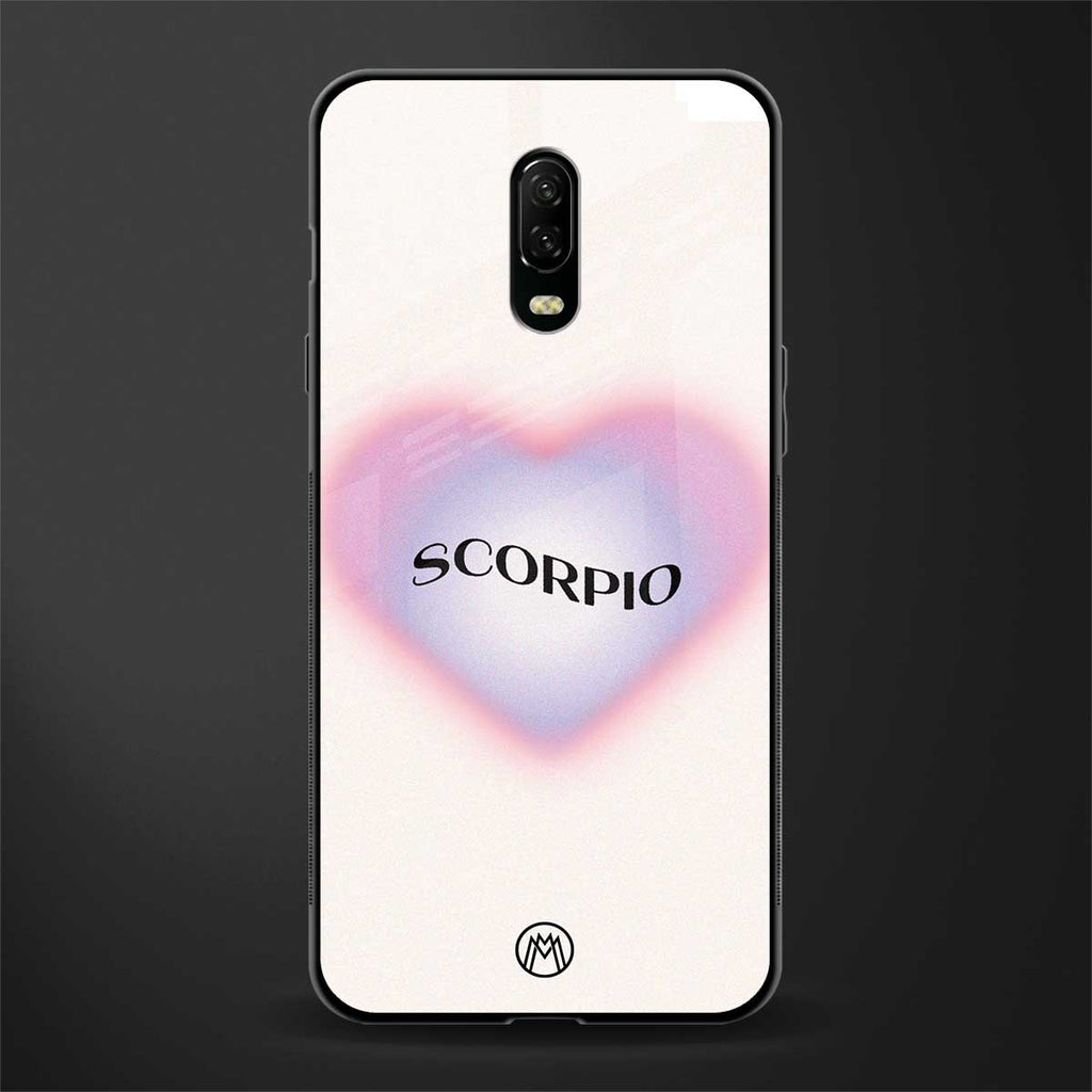 scorpio minimalistic glass case for oneplus 6t image