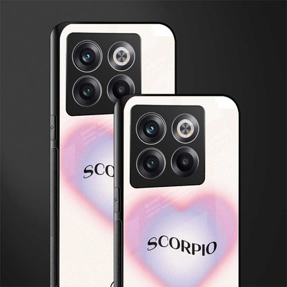 scorpio minimalistic back phone cover | glass case for oneplus 10t
