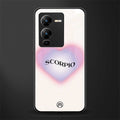 scorpio minimalistic back phone cover | glass case for vivo v25 pro 5g