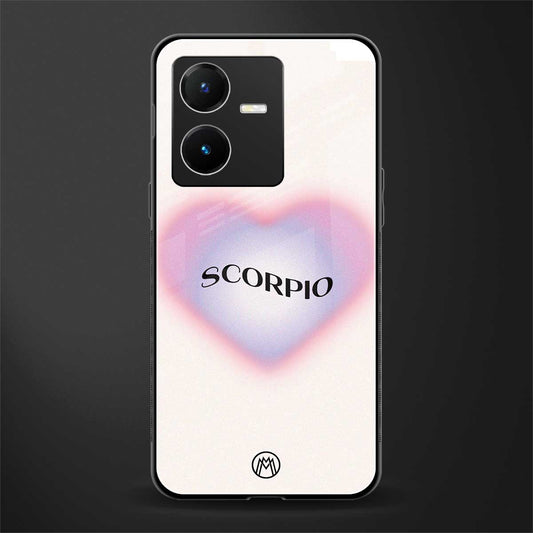 scorpio minimalistic back phone cover | glass case for vivo y22