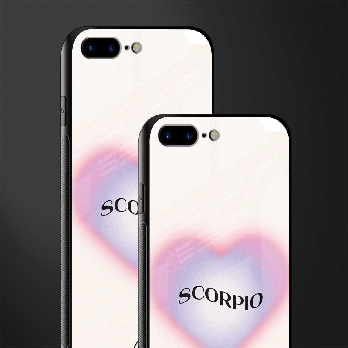scorpio minimalistic glass case for iphone 8 plus image-2