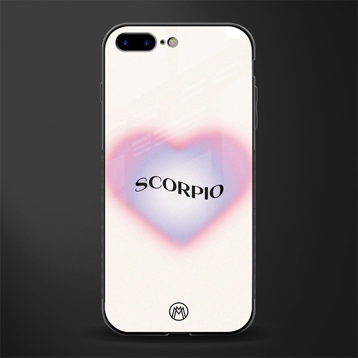 scorpio minimalistic glass case for iphone 7 plus image