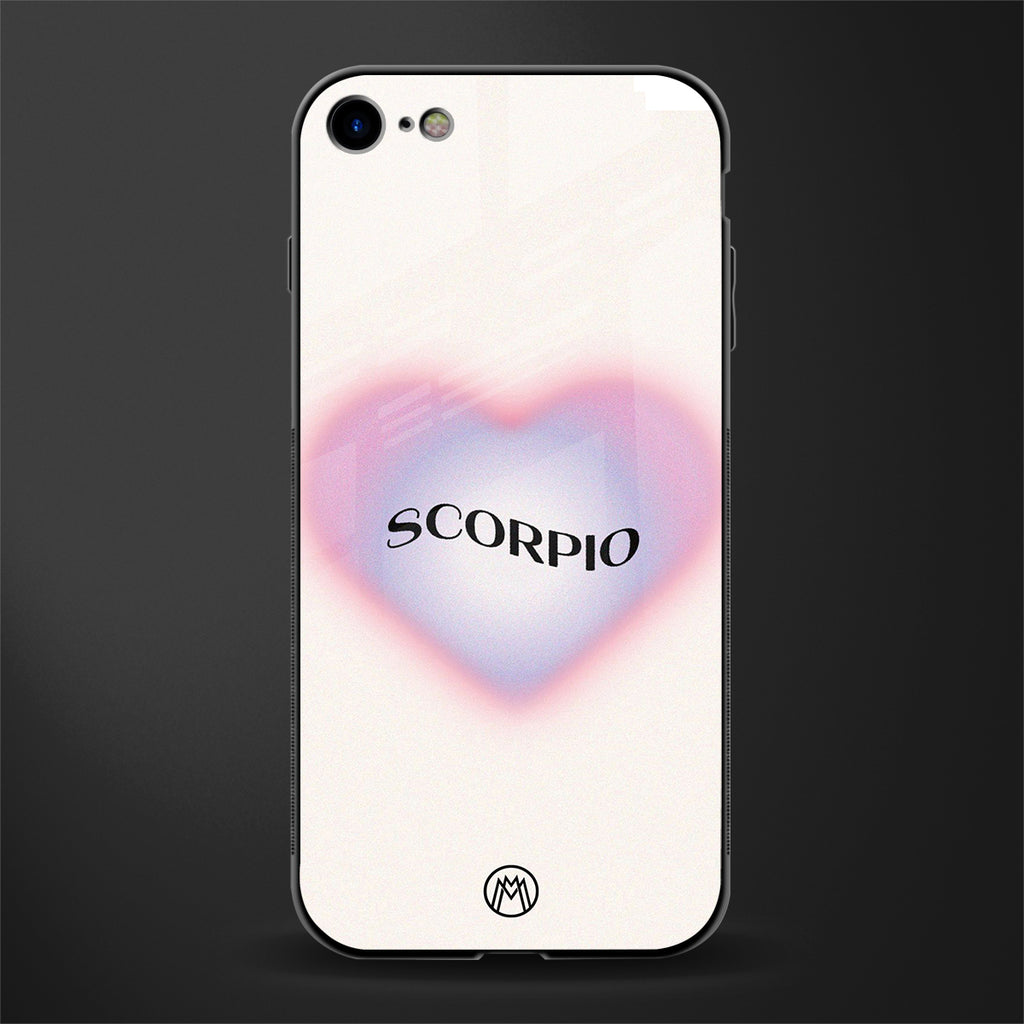 scorpio minimalistic glass case for iphone 8 image