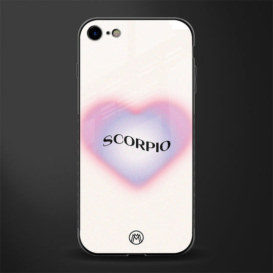 scorpio minimalistic glass case for iphone se 2020 image