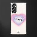 scorpio minimalistic back phone cover | glass case for samsung galaxy a54 5g