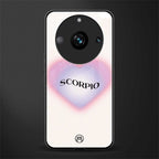 scorpio minimalistic back phone cover | glass case for realme 11 pro 5g