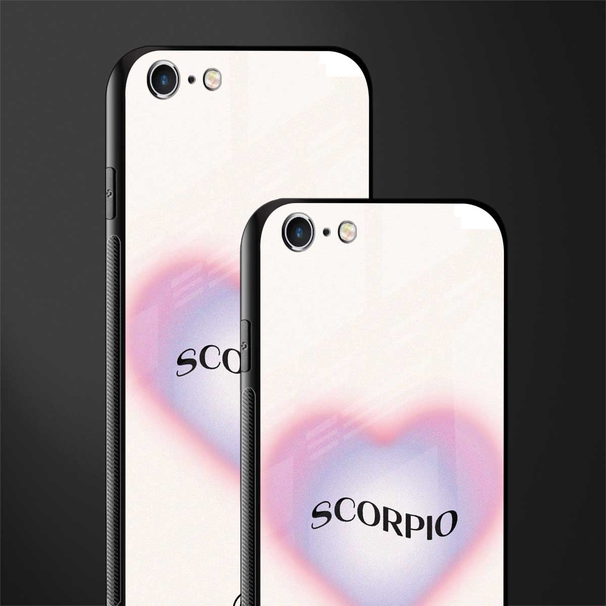 scorpio minimalistic glass case for iphone 6s image-2