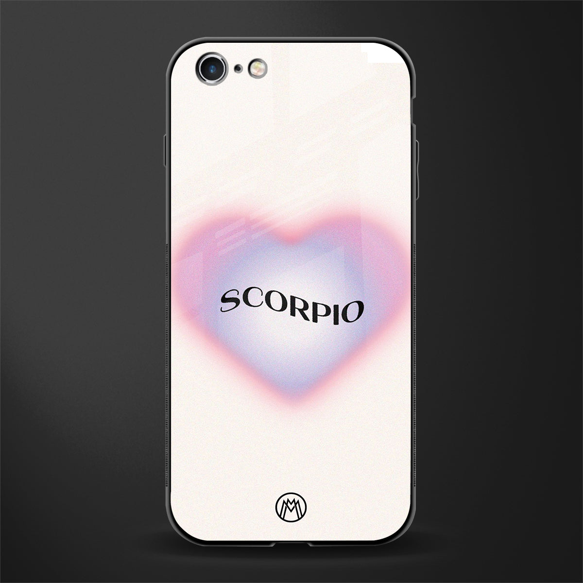 scorpio minimalistic glass case for iphone 6s plus image