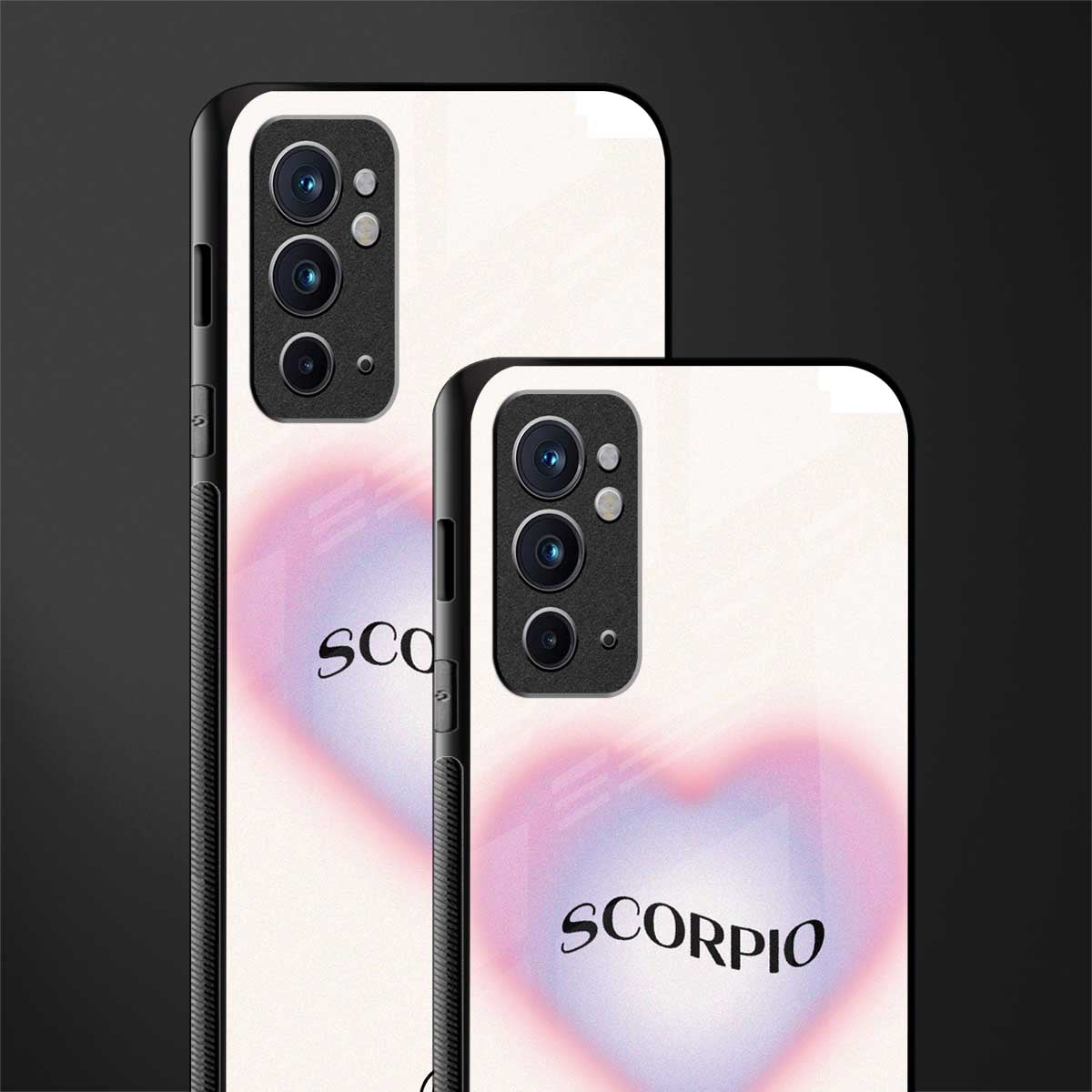 scorpio minimalistic glass case for oneplus 9rt image-2