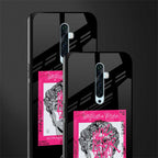scribbled david michelangelo glass case for oppo reno 2f image-2