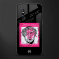 scribbled david michelangelo glass case for vivo v15 pro image