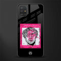 scribbled david michelangelo glass case for samsung galaxy a51 image
