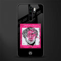scribbled david michelangelo glass case for redmi note 8 pro image