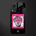scribbled david michelangelo glass case for vivo x60 pro image