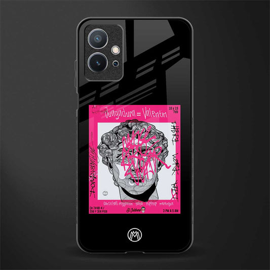 scribbled david michelangelo glass case for vivo y75 5g image