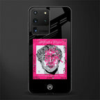 scribbled david michelangelo glass case for samsung galaxy s20 ultra image