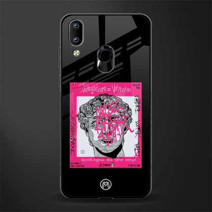 scribbled david michelangelo glass case for vivo y93 image