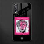 scribbled david michelangelo glass case for vivo y20i vivo y20t image