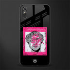 scribbled david michelangelo glass case for redmi 9a image