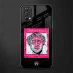 scribbled david michelangelo glass case for realme 7 pro image