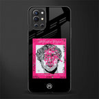 scribbled david michelangelo glass case for oneplus 9r image