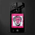 scribbled david michelangelo glass case for realme c21 image
