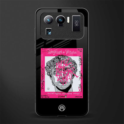scribbled david michelangelo glass case for mi 11 ultra 5g image