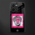scribbled david michelangelo back phone cover | glass case for vivo y35 4g