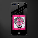 scribbled david michelangelo glass case for iphone 7 plus image