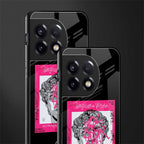 scribbled david michelangelo back phone cover | glass case for oneplus 11r