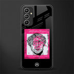 scribbled david michelangelo back phone cover | glass case for samsung galaxy a54 5g