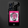 scribbled david michelangelo back phone cover | glass case for realme c55