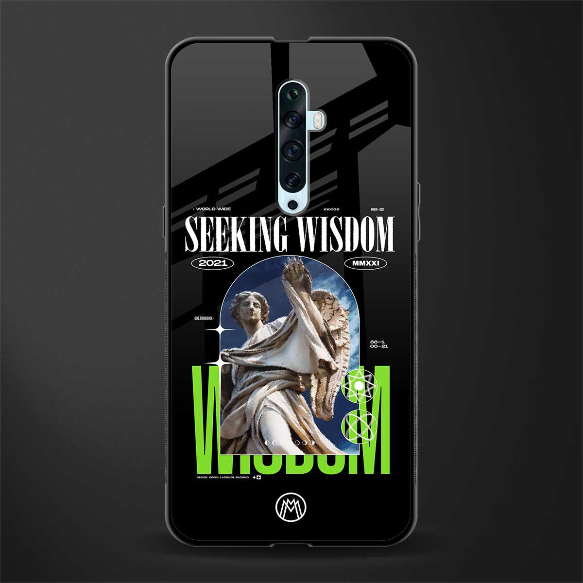 seeking wisdom glass case for oppo reno 2f image