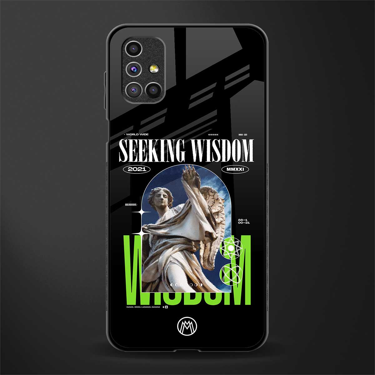 seeking wisdom glass case for samsung galaxy m31s image