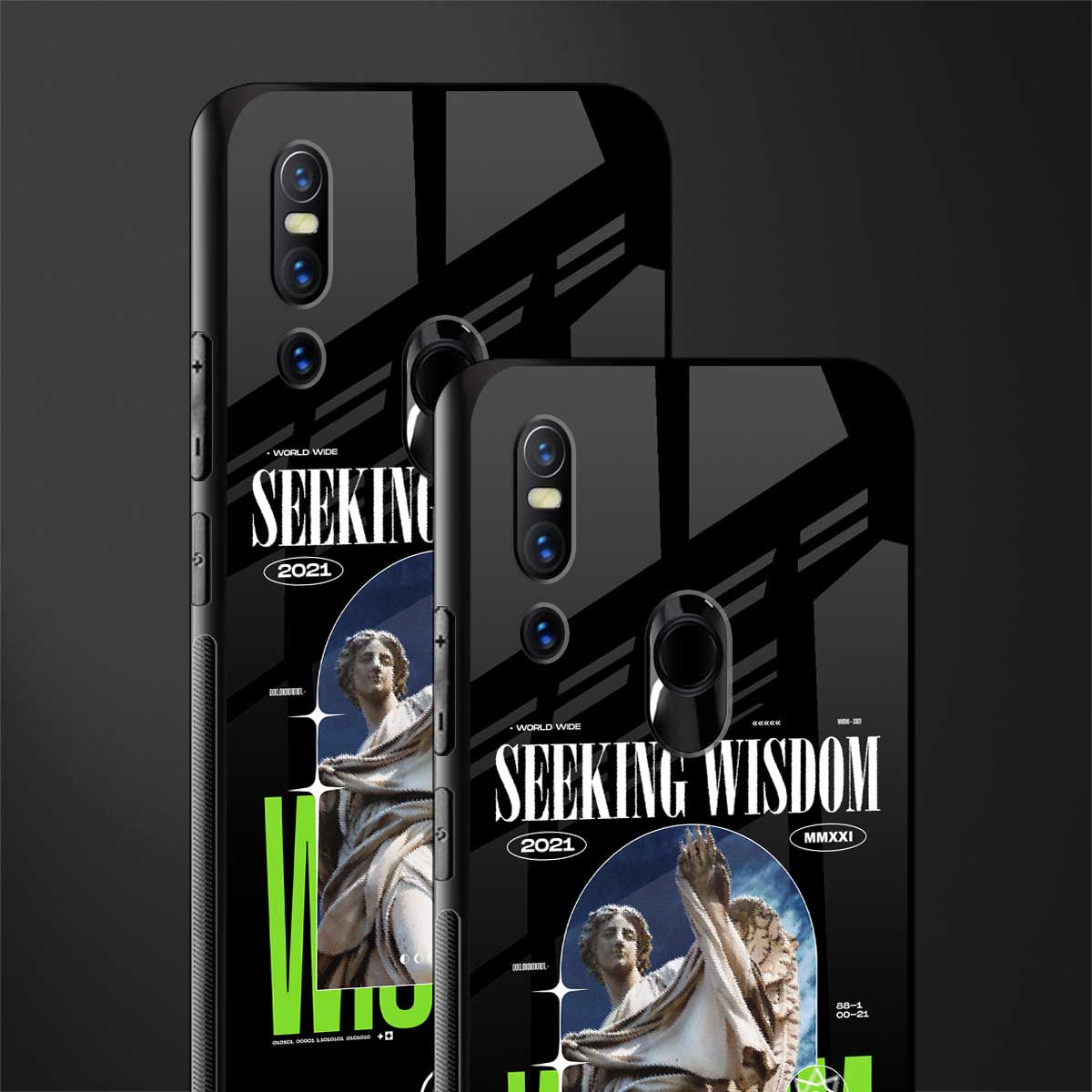 seeking wisdom glass case for vivo v15 image-2