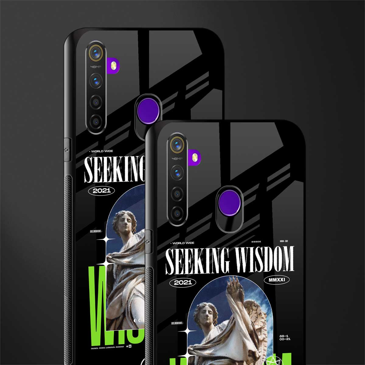 seeking wisdom glass case for realme 5i image-2