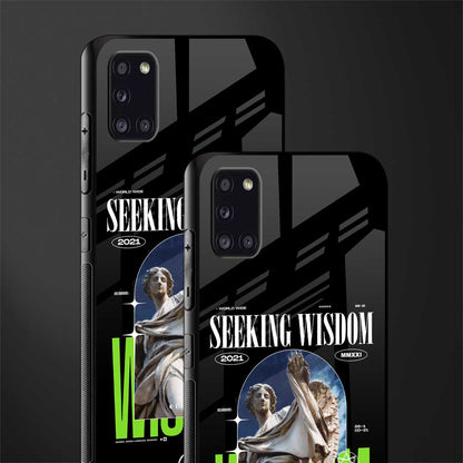 seeking wisdom glass case for samsung galaxy a31 image-2