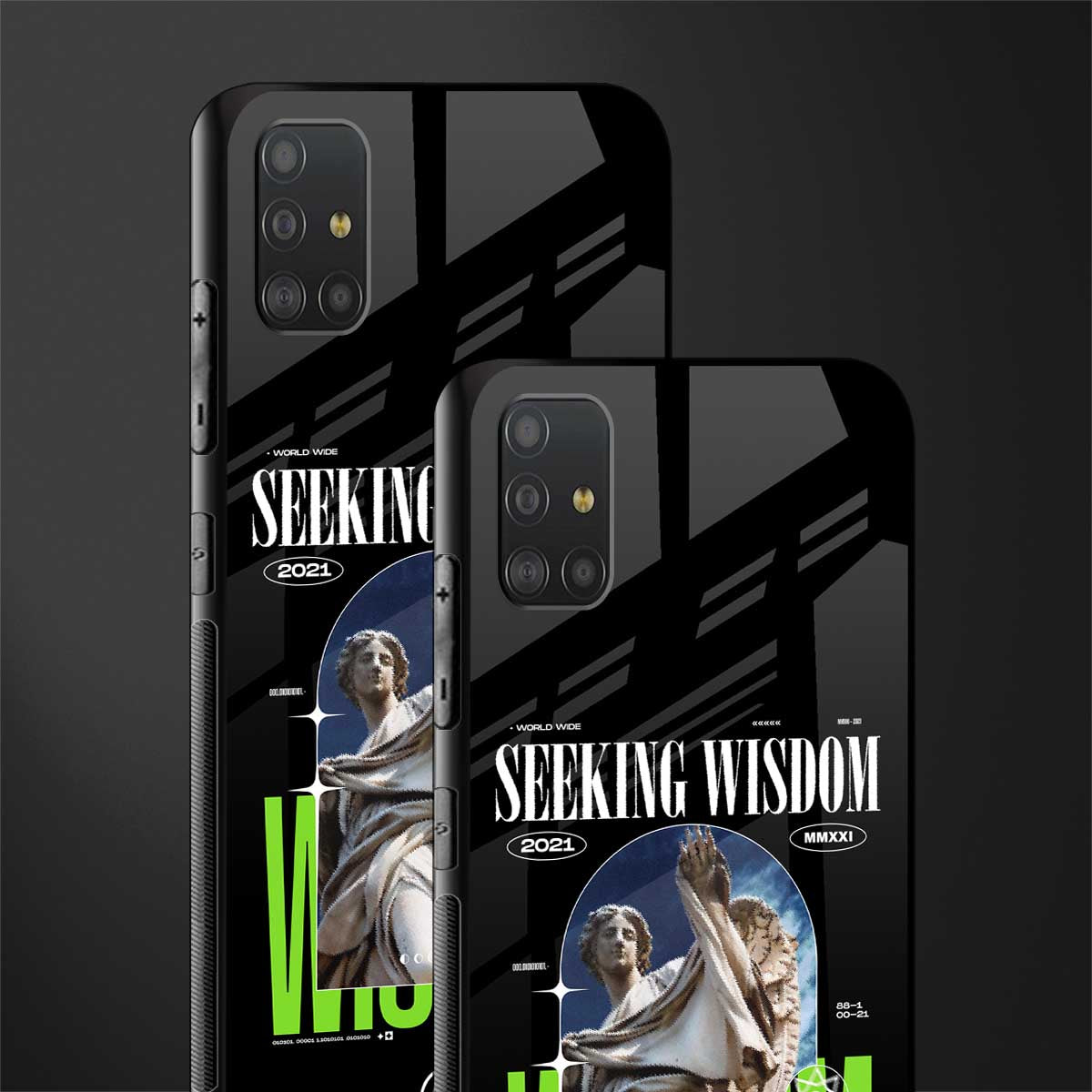 seeking wisdom glass case for samsung galaxy a51 image-2