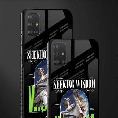 seeking wisdom glass case for samsung galaxy a51 image-2