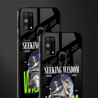 seeking wisdom glass case for samsung galaxy m31 image-2