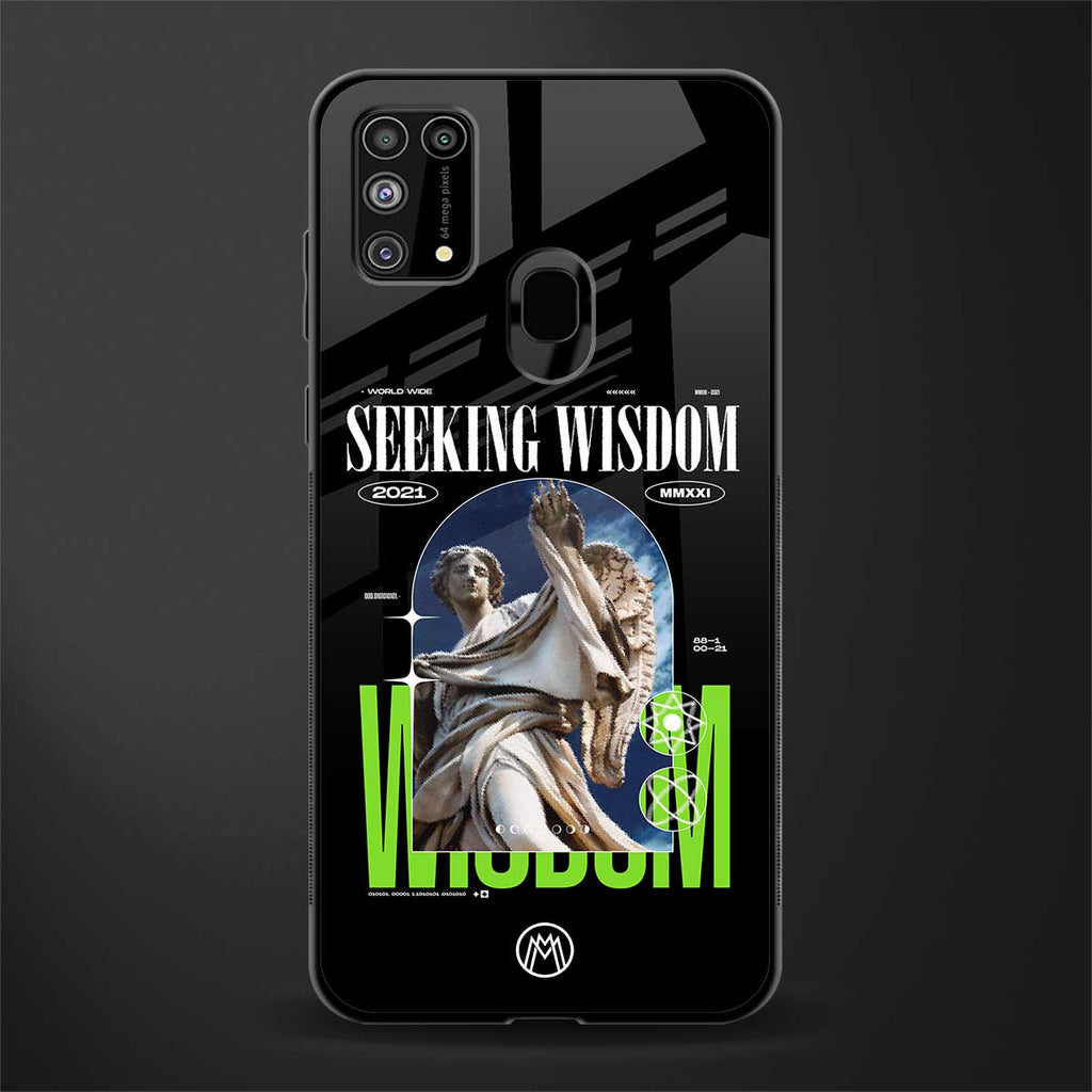 seeking wisdom glass case for samsung galaxy f41 image