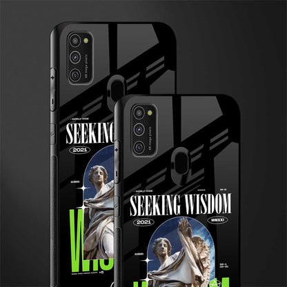 seeking wisdom glass case for samsung galaxy m30s image-2