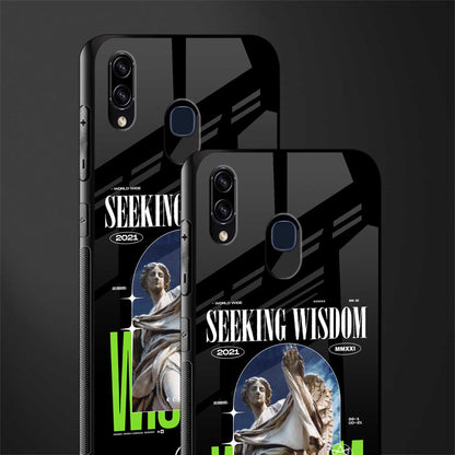 seeking wisdom glass case for samsung galaxy a30 image-2