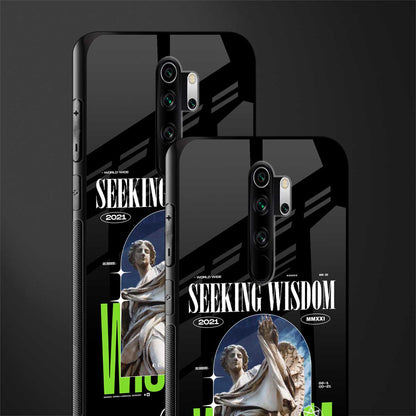 seeking wisdom glass case for redmi note 8 pro image-2