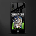 seeking wisdom glass case for redmi note 7 image