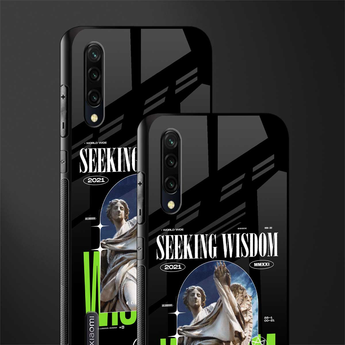 seeking wisdom glass case for mi a3 redmi a3 image-2