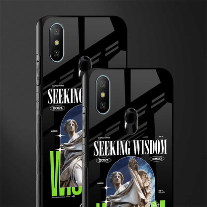 seeking wisdom glass case for redmi 6 pro image-2