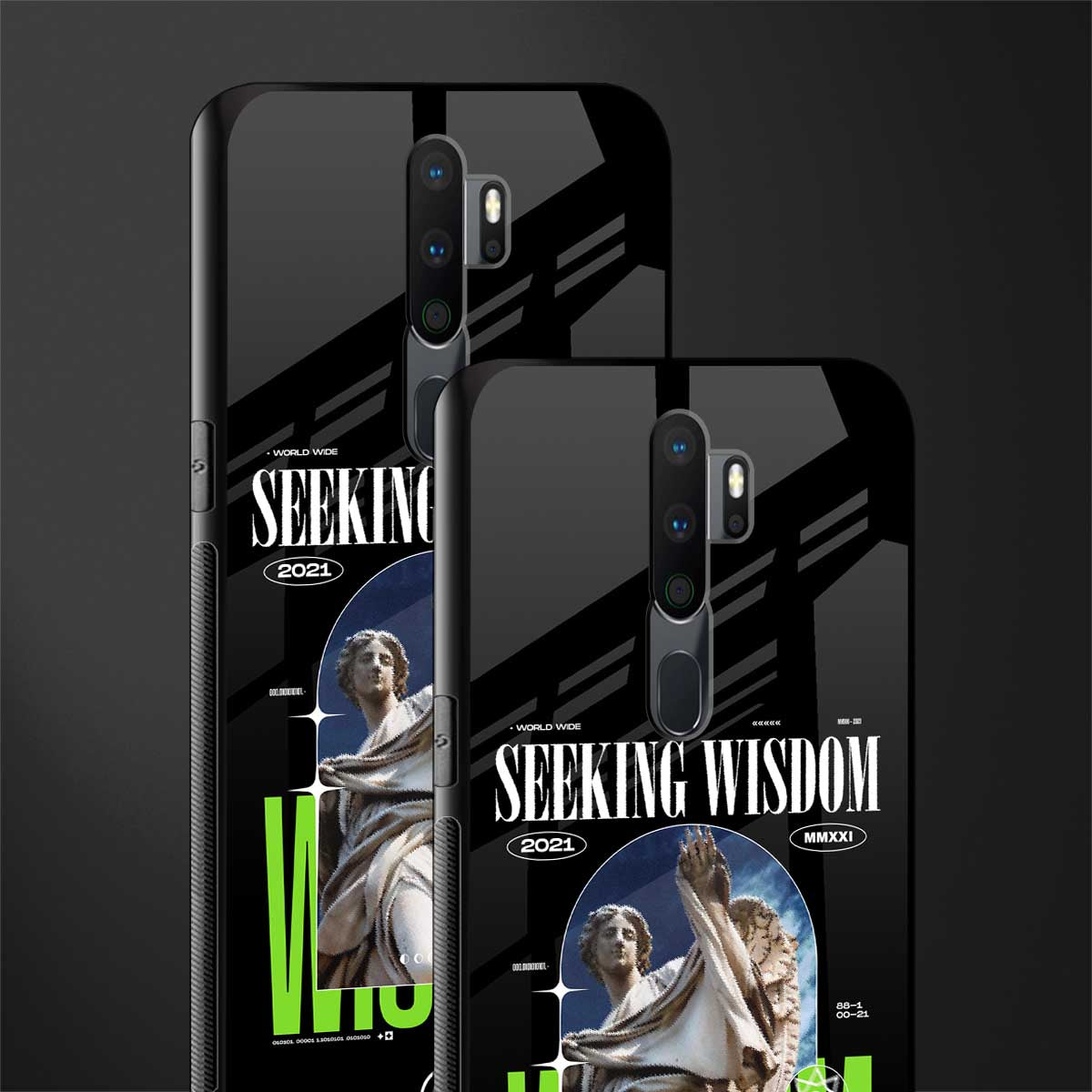 seeking wisdom glass case for oppo a5 2020 image-2