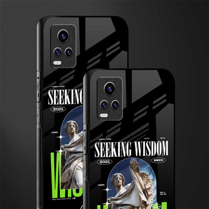 seeking wisdom back phone cover | glass case for vivo y73